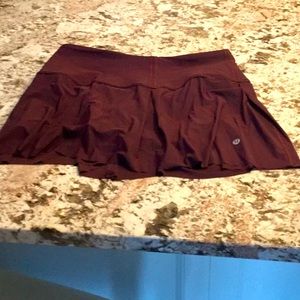 NWOT Lost in Pace, flirty wine coloured skort